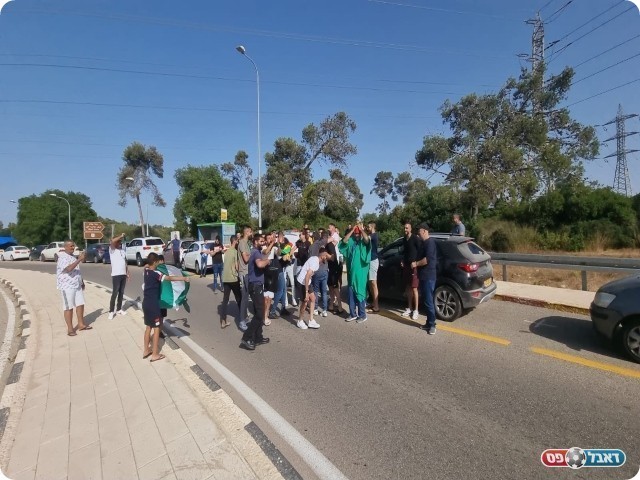 חגיגות אוהדי עוספיה. (צילום: דוברות המועדון) 